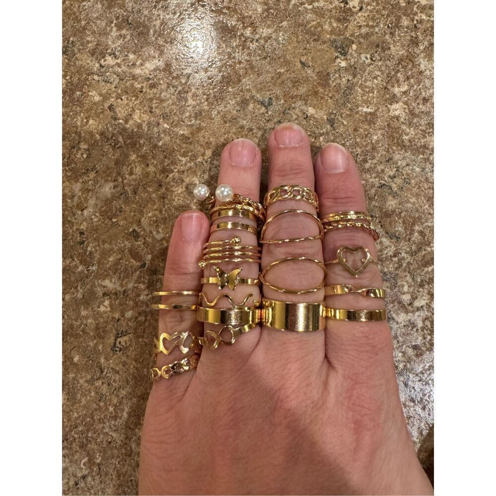 Brand New 22 Piece Stacking Ring Bundle